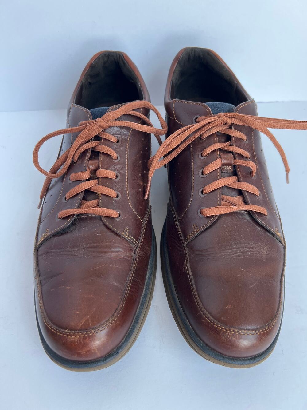 Timberland Sensorflex Brown Leather Casual Lace Up Oxford Comfort Shoes Mens 12